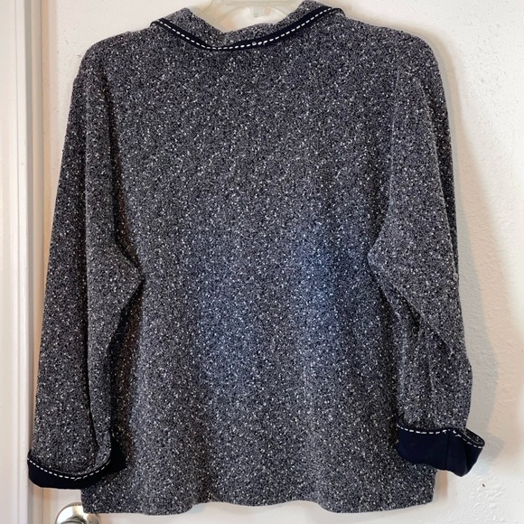 🌻 T & Company women’s full zip Cardigan. Size- large? See measurements GUC - Picture 5 of 5